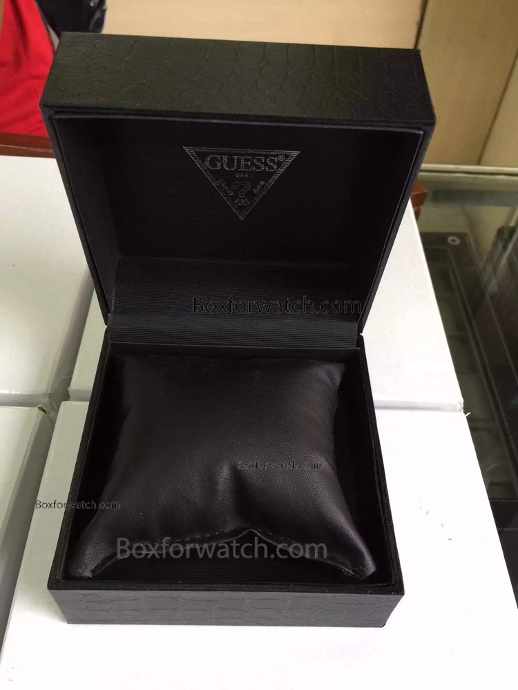 Low Price Guess Collection Watch Box For Sale All Black Box